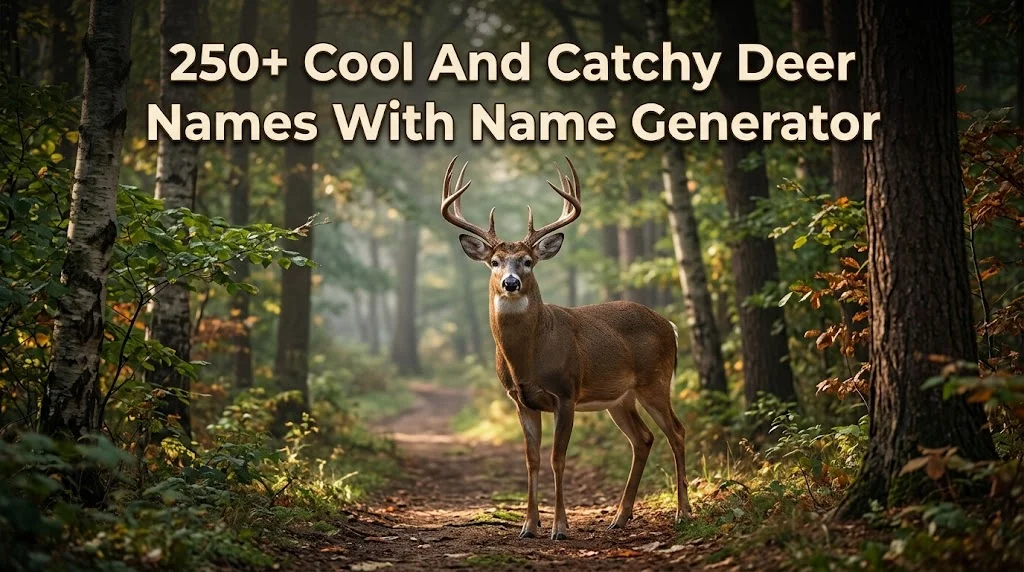 Cool And Catchy Deer Names With Name Generator