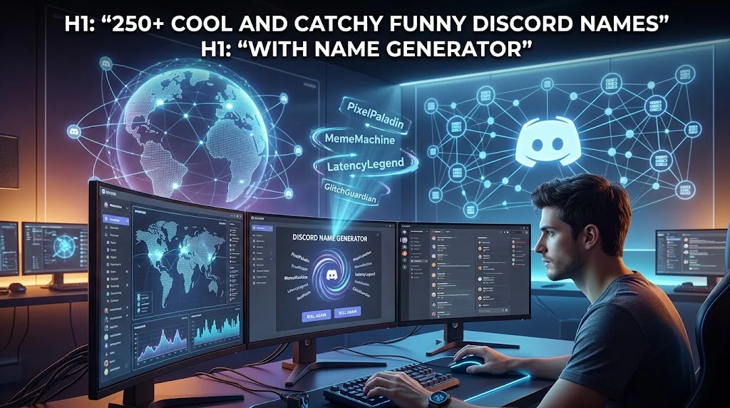 250+ Cool And Catchy Funny Discord Names With Name Generator