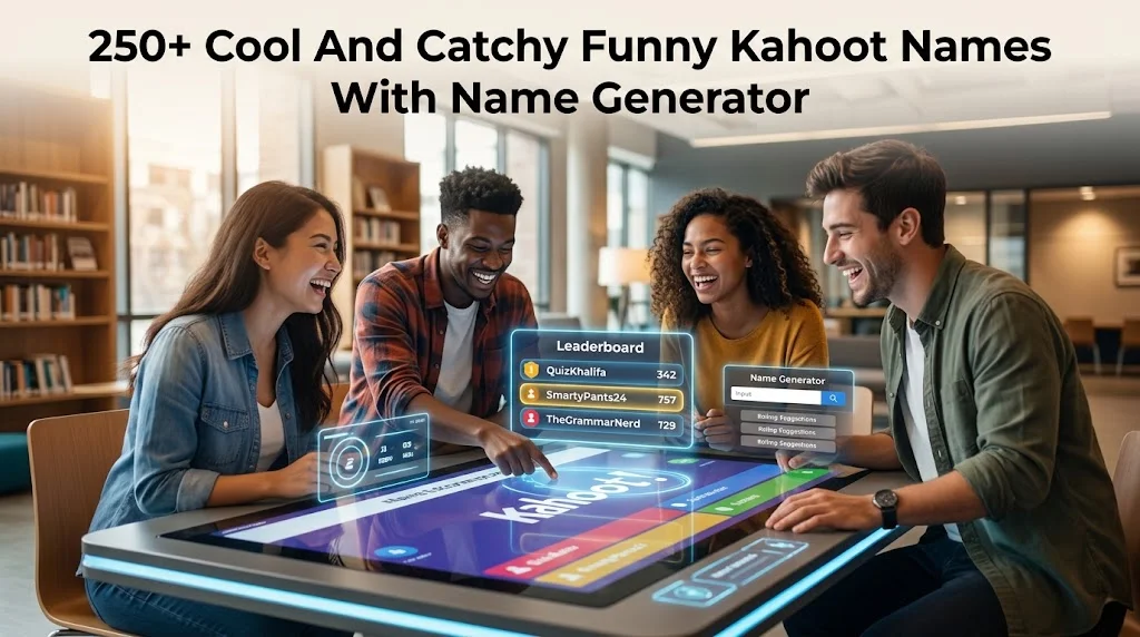250+ Cool And Catchy Funny Kahoot Names With Name Generator