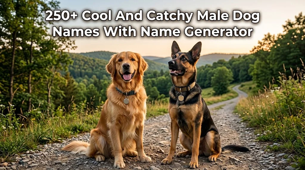 250+ Cool And Catchy Male Dog Names With Name Generator