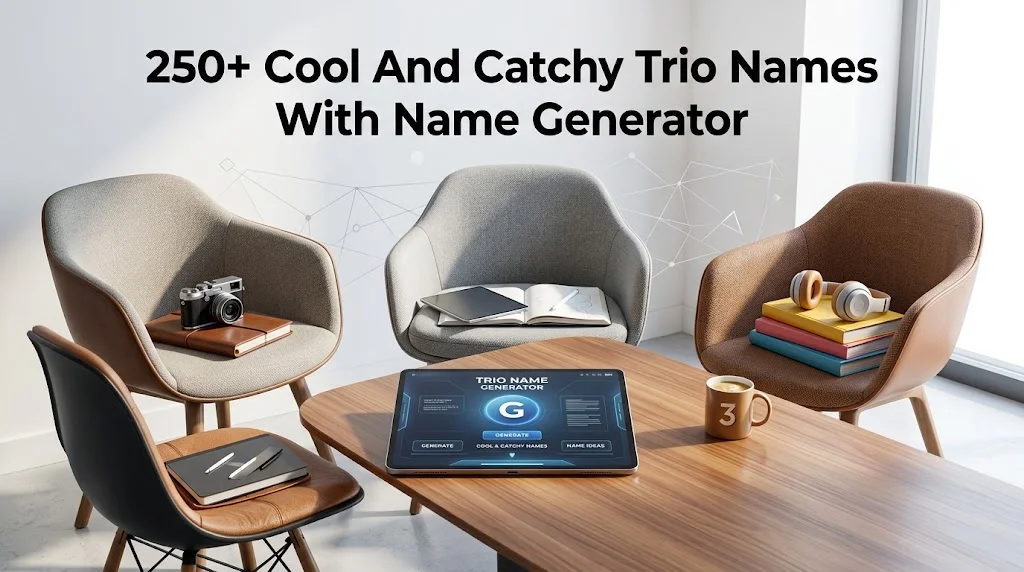 Cool And Catchy Trio Names With Name Generator