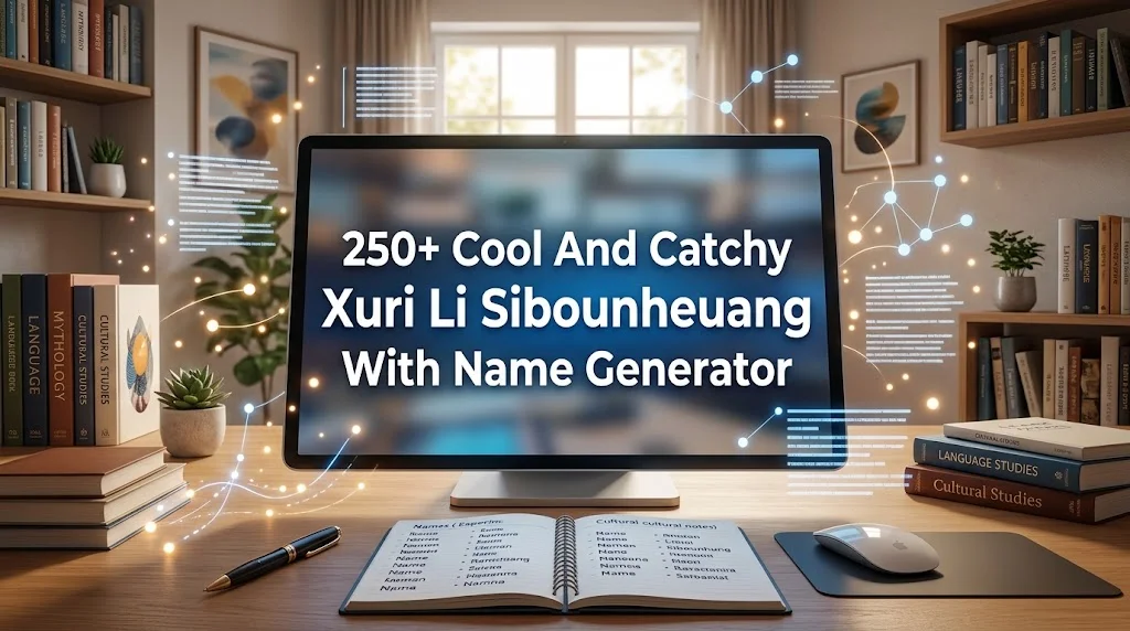 Cool And Catchy Xuri Li Sibounheuang With Name Generator