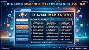 Cool And Catchy Bayard Martensen With Name Generator