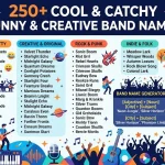 Cool And Catchy Funny & Creative Band Names With Name Generator