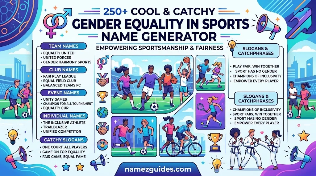 Cool And Catchy Gender Equality in Sports