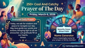 Cool And Catchy Prayer of The Day