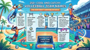 Cool And Catchy Volleyball Team Names With Name Generator