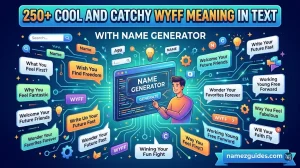 Cool And Catchy WYFF Meaning in Text With Name Generator